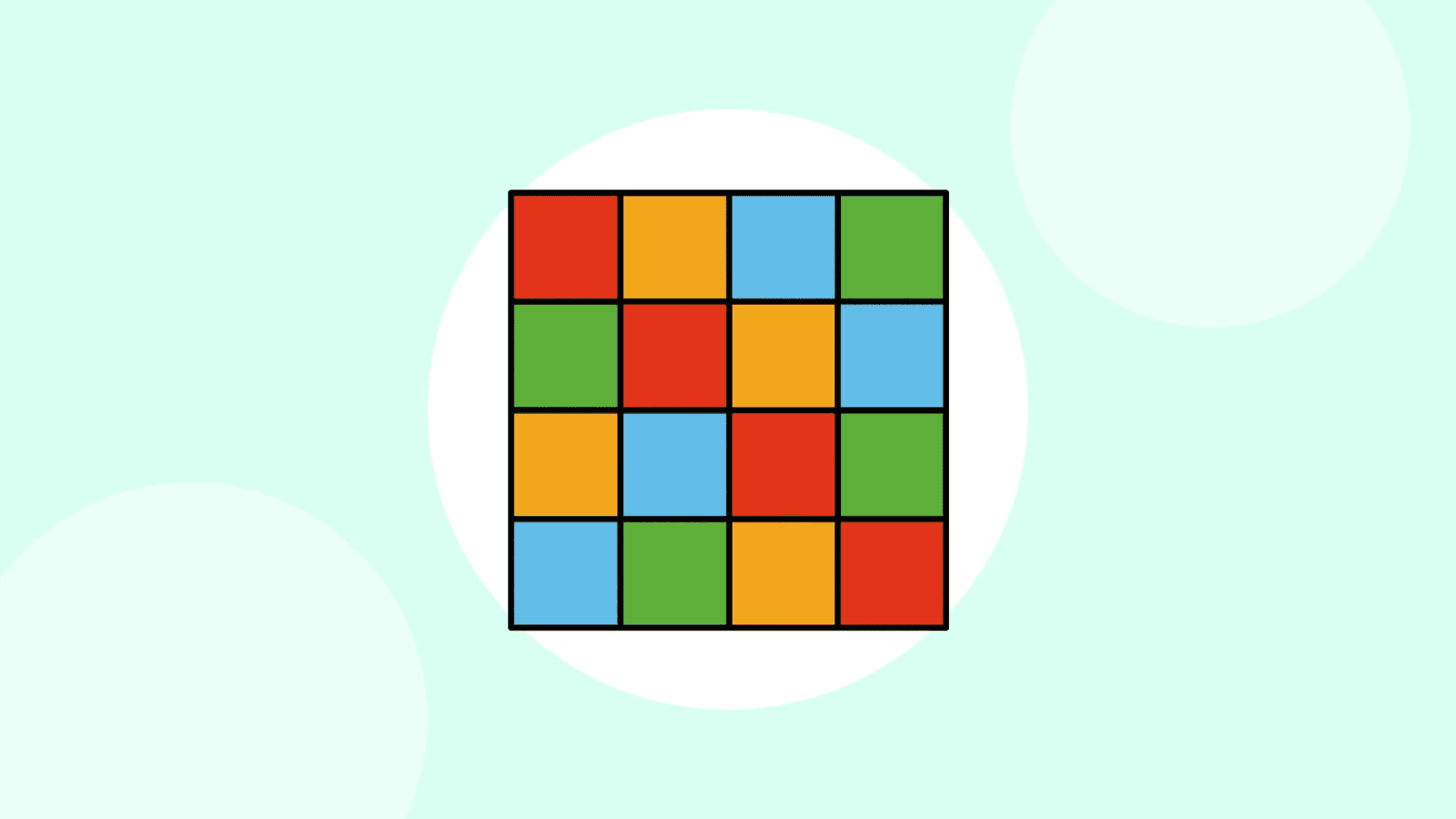 Organising the grid: size, fixed positions and colours