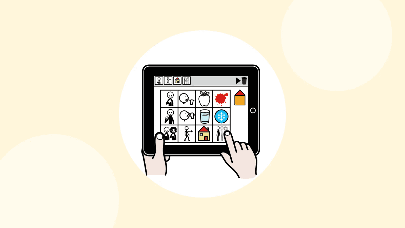 Choosing an AAC tool: paper, tablet, app and trial