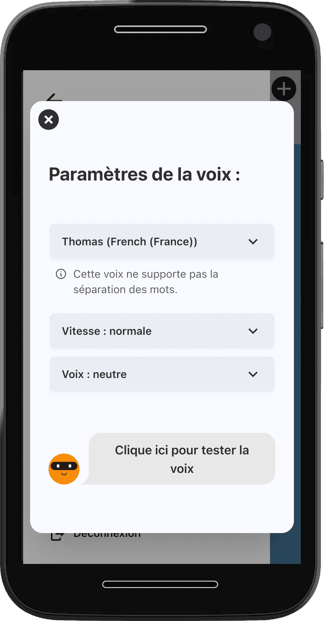 Installer des voix de synthèse sur Android ou iOS